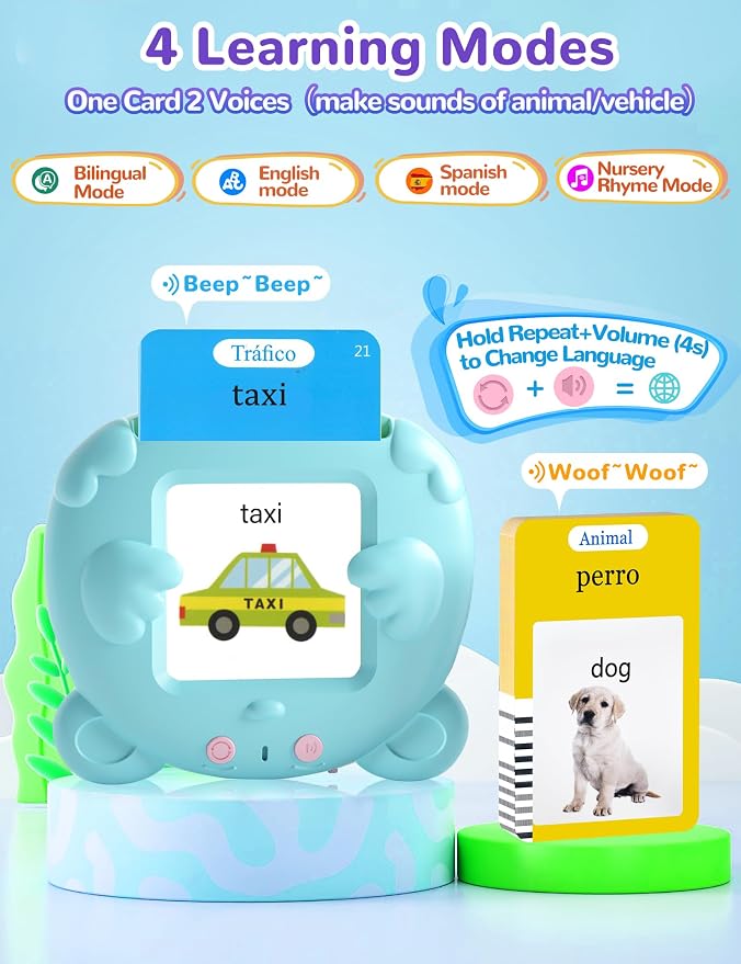 Spanish & English Talking Flash Cards - Image 2