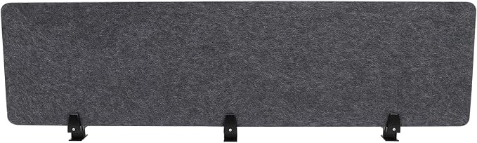 ReFocus Raw Clamp-On Acoustic Desk Divider Mounted Privacy Panel Set – Reduce - Image 8