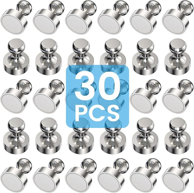 Fridge Magnets, Refrigerator Magnets, Magnetic Push Pins Perfect by Poffattr