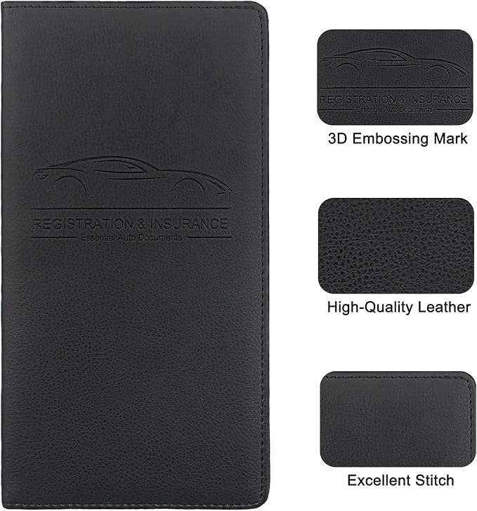 LumiMokki Premium Car Registration & Insurance Card Holder - Image 5