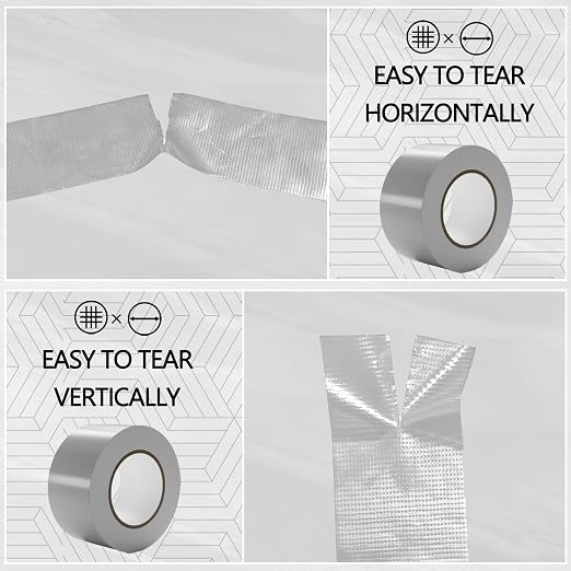 SWRT 24-Pack 9 Mil Silver Heavy Duty Duct Tape Strong Adhesive, 2 Inch x 720 Yd - Image 4