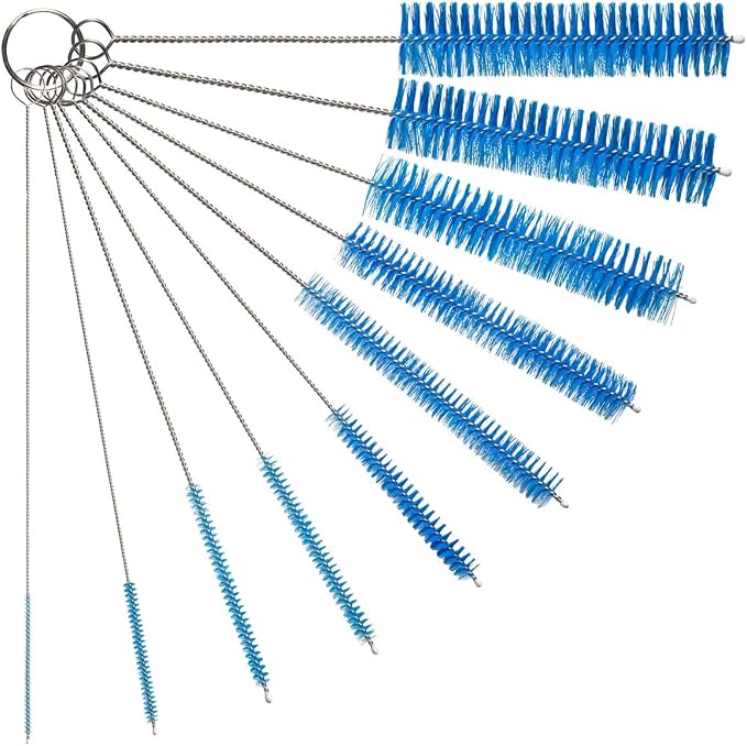 10" Extra Long Tube Cleaning Brush Set by TheScoopie
