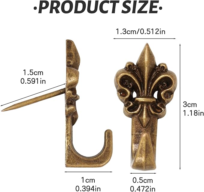 20 Pieces Push Pin Hangers, Push Pins - Image 2
