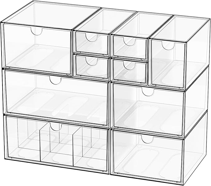 Desk Organizer Set, DIY Craft & Vertical Space Saving, Stationery, Jewelry by Yashong
