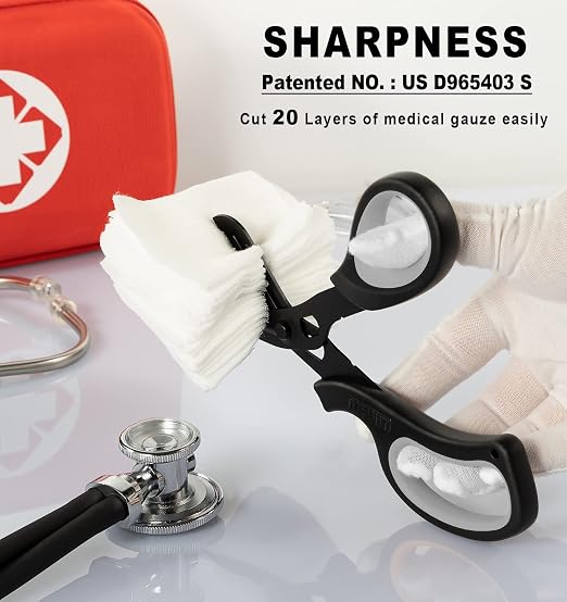 MEUUT 2 Pack Medical Scissors Trauma Shears - Image 2