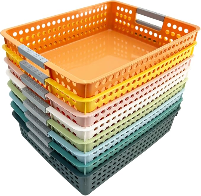 8Pcs Classroom Organization and Storage Paper Tray Holds, Fits 4A paper | Paper by DLUCKY