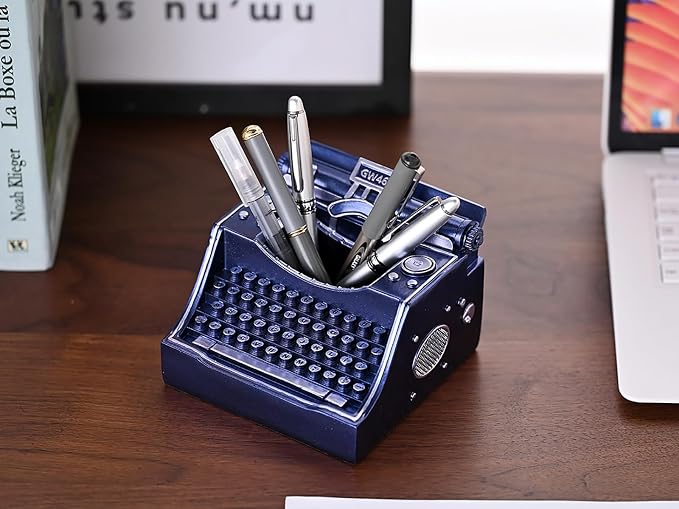 Retro Typewriter Pen Holder Desk Organizers - Image 6