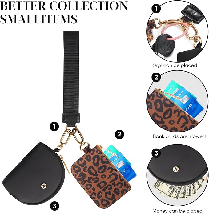 VUTUXA KeyChain Wallet Wristlet - Image 5