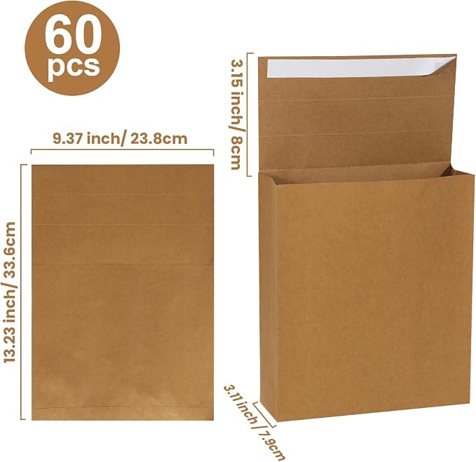 chiazllta 60Pcs Expandable Envelopes - Image 2