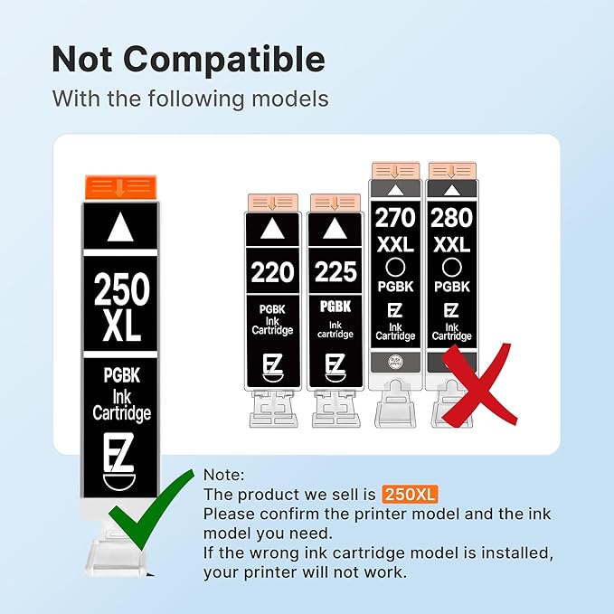 E-Z Ink Compatible Ink Cartridges Replacement for Canon 250 251 XL PGI-250XL CLI-251XL to use with PIXMA MX922 MX920 IX6820 MG5520 MG7520 IP8720 MG6620 MG6320 MG7120 (15 Pack)-DeskLoop Office