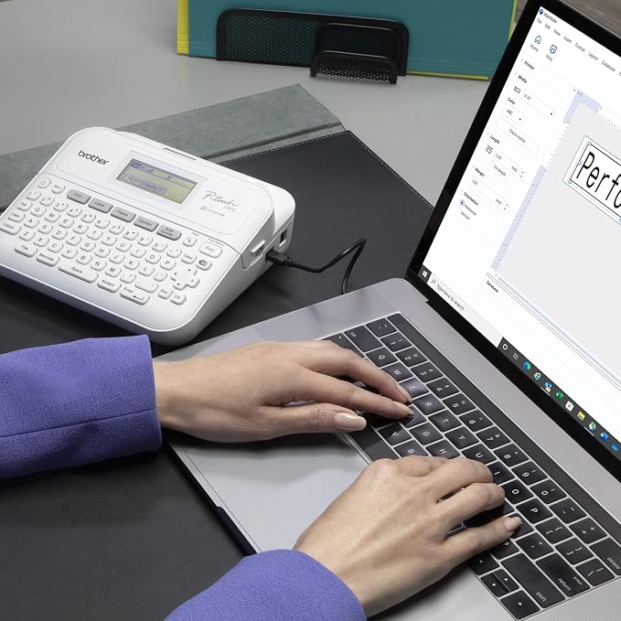 Brother P-Touch PT-D410 Home/Office Advanced Label Maker | Connect via USB to - Image 4