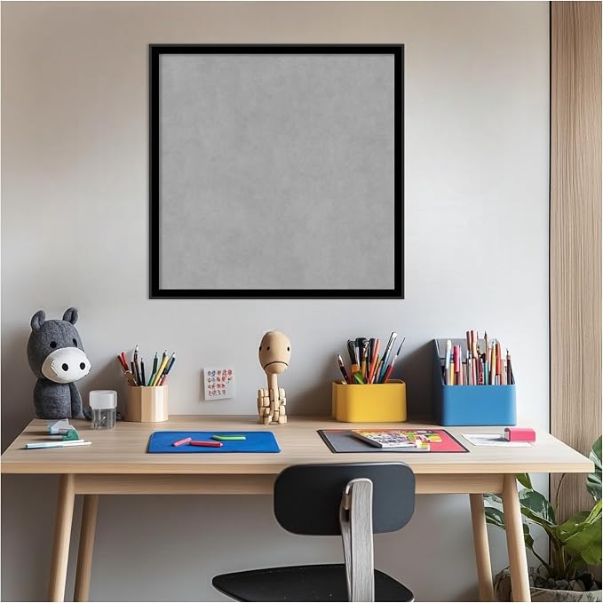Amanti Art Black Framed Magnetic Board 21x21 Medium Vision Board - Image 5
