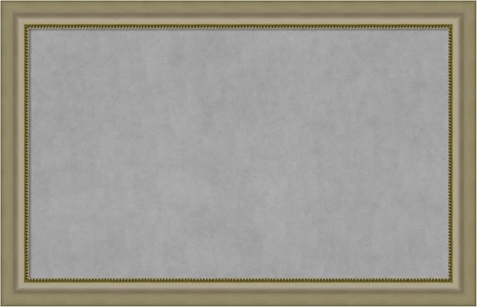 Amanti Art Silver Framed Magnetic Board 29x45 Large Vision Board by AmantiArt