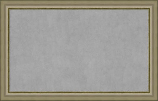 Amanti Art Silver Framed Magnetic Board 29x45 Large Vision Board by AmantiArt