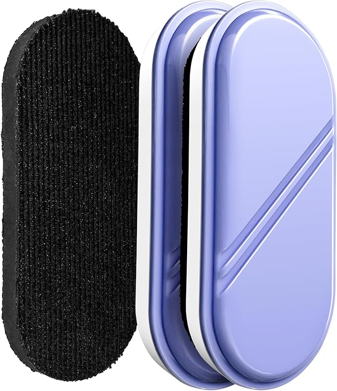 Dry Erase Board Eraser, Magnetic Detachable Whiteboard Eraser 2-Pack, Glass by Unknown