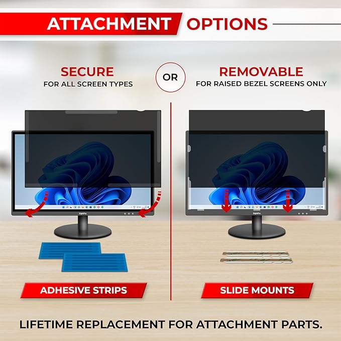 SightPro 23.8 Inch 16:9 Computer Privacy Screen Filter - Image 4