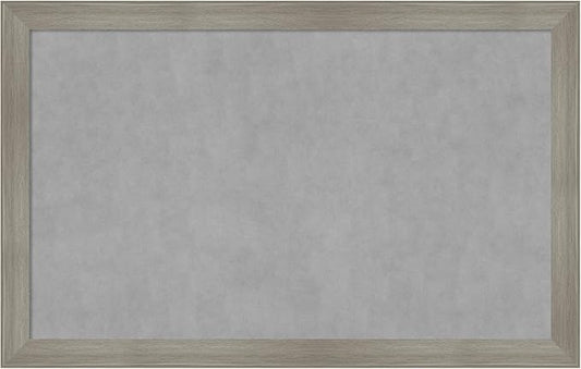 Amanti Art Grey Framed Magnetic Board 28x44 Large Vision Board by AmantiArt