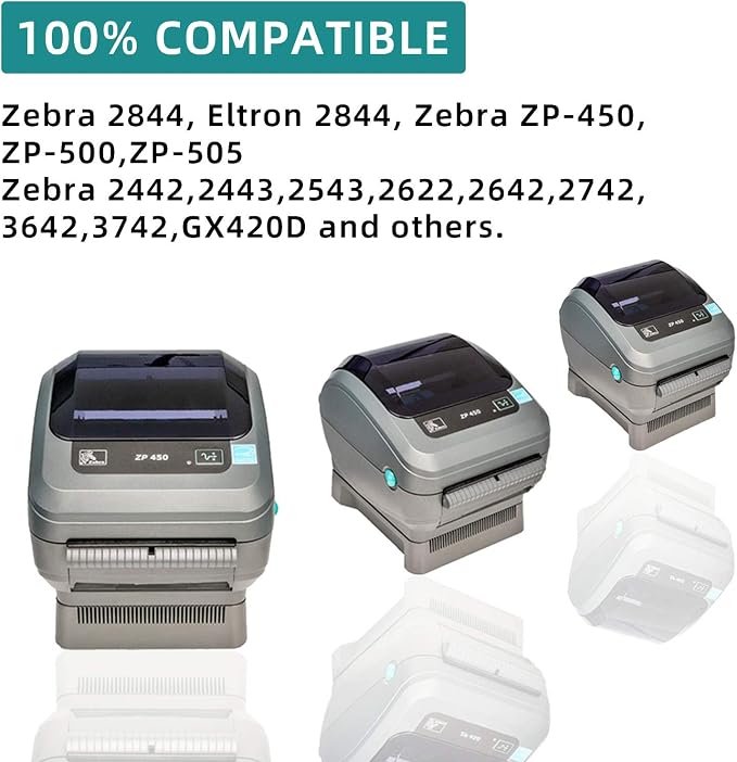 4 Rolls 450 Labels 4x6 3-Proof Direct Thermal Shipping Labels Used - Image 3