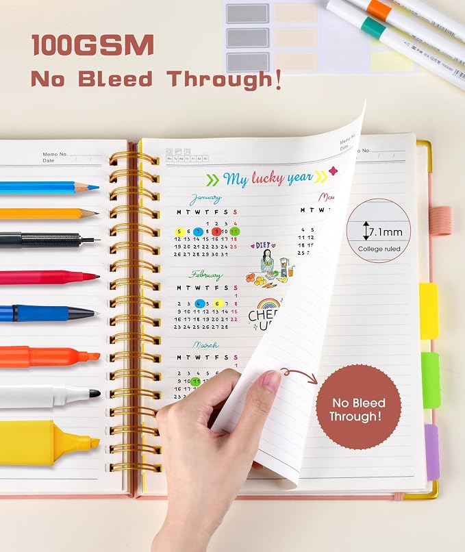 Hardcover Spiral Notebook journal - Image 5
