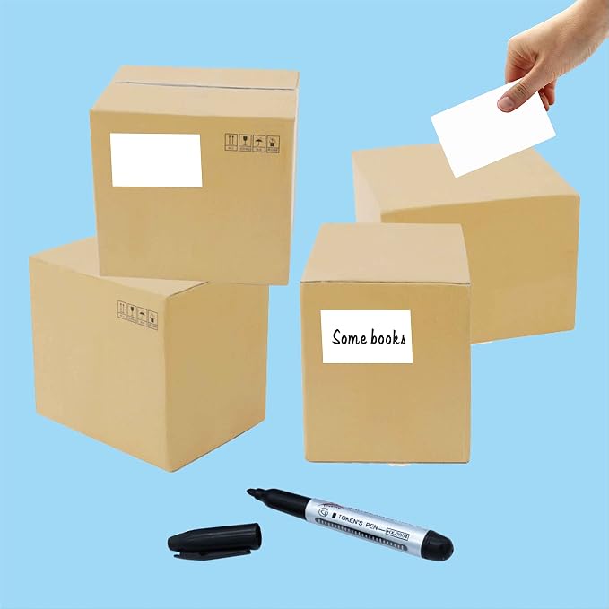 PARLAIM 3 x5 inch Rectangle Sticker Labels Adhesive Color Coding Stickers - Image 5
