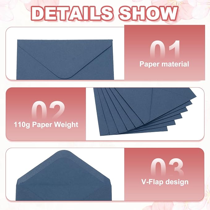 PATIKIL 7x5 Inch Invitation Envelopes - Image 4