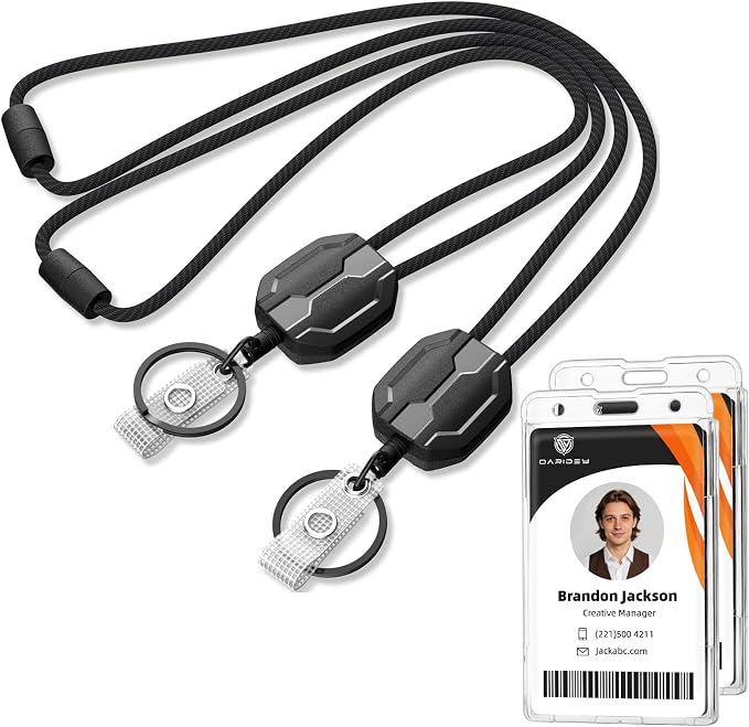 Oaridey 2 Pack Retractable Lanyards by Oaridey
