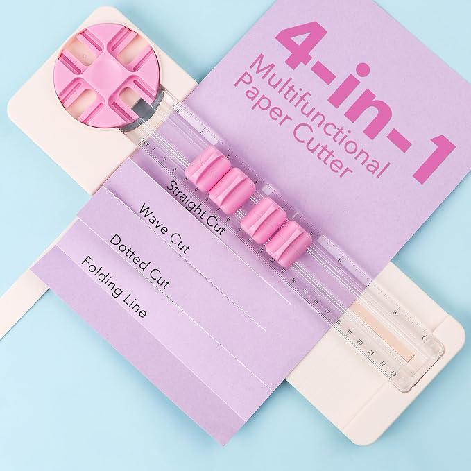 4-in-1 Paper Trimmer, 4Style Multi-Function Scrapbooking Tool - Image 7