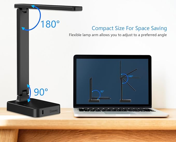 Drevet LED Desk Lamp for College Dorm Room, Desk Light - Image 6