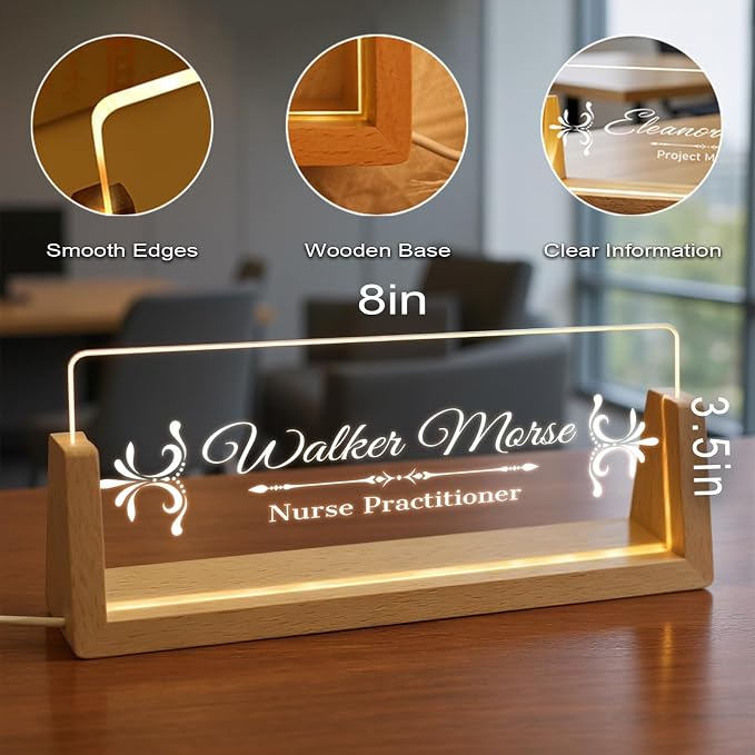 Custom Name Plate for Desk - Image 4