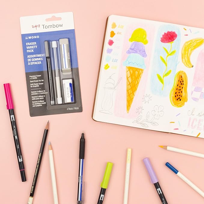 Tombow 57319 Mono Eraser Variety Pack - Image 10