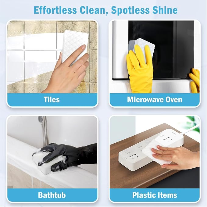 AIDEA Magic Sponges Cleaning Eraser, 2X Density Stronger Sponge - Image 7