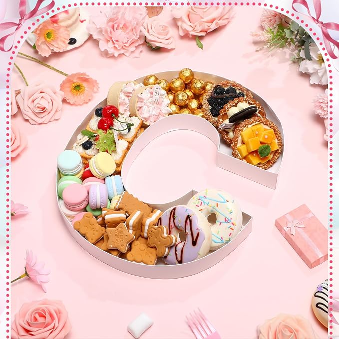 Mifoci 13.7inch Cardboard Letter Boxes Charcuterie Letters Board Fillable - Image 4
