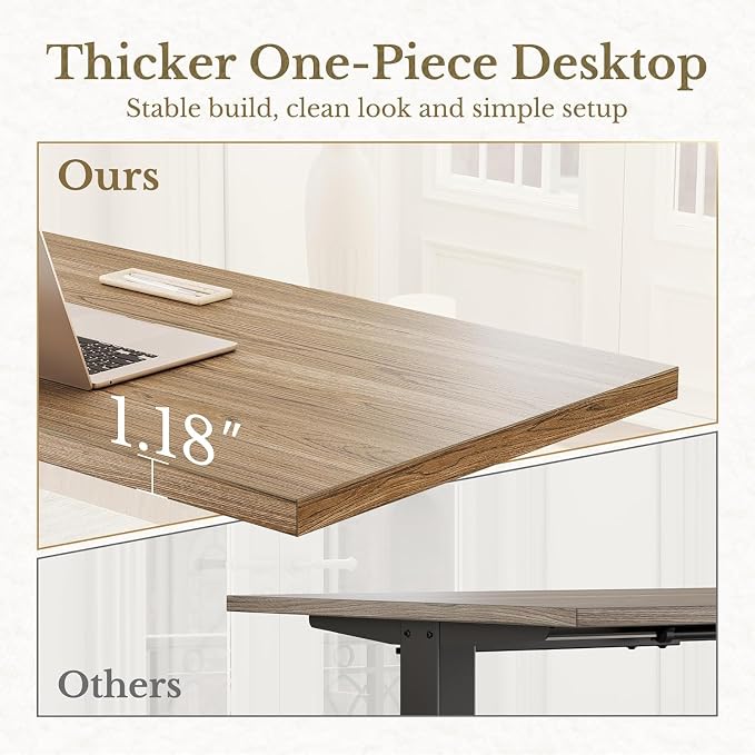 ErGear Height Adjustable Electric Standing Desk, 47.2 x 23.6 Inches Sit Stand - Image 3