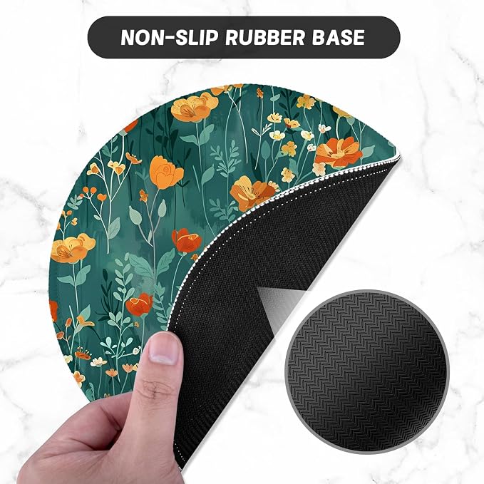 ITNRSIIET Round Mouse Pad with Stitched Edge Premium-Textured Waterproof - Image 3