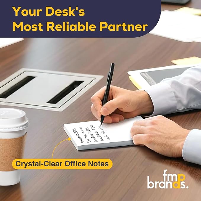 FMP Brands 10 Pack Note Pads 4x6, 100 Sheets Per Memo Pad, Writing Scratch Pad - Image 6