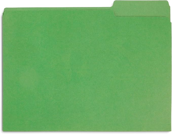 Blue Summit Supplies File Folder, 1/3 Cut Tab, Letter Size, 100 Per Box - Image 3