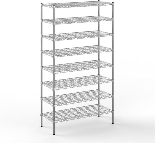 Regal Altair 18" Deep x 42" Wide x 74" Height Wire Shelving Kit | 8-Tier | NSF by Regal+Altair