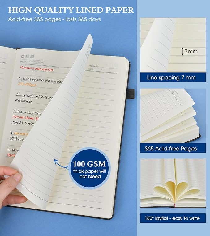 PERCUN B5 Lined Journal Notebook - Image 6