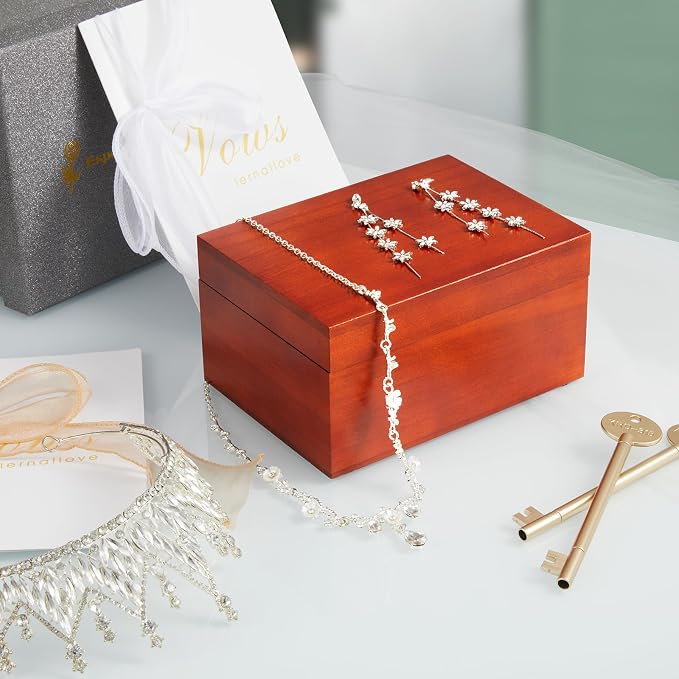 DRASTAR Keepsake Box, Wood Memory Box - Image 6