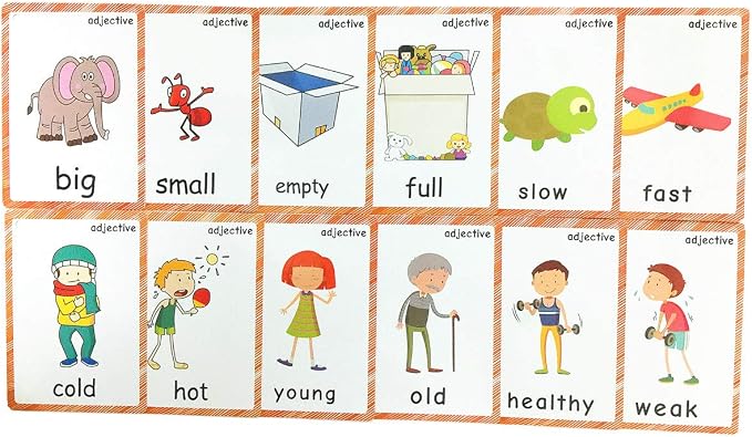 Set of Adjectives&Antonym Flash Cards - Image 3