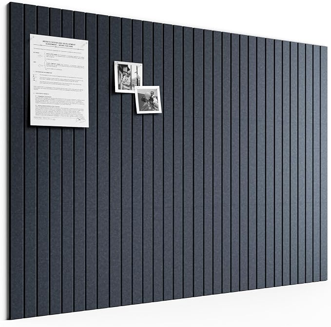 Bumusty Large Cork Board Alternative-48 x 36" Felt Bulletin Board Tiles by BUMUSTY