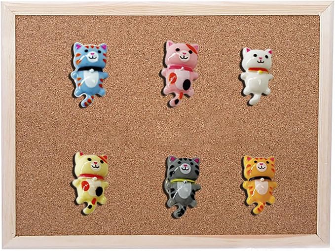 Cat Push Pins for Bulletin Board, Cat Office Supplies Decorative Cute Thumb - Image 2