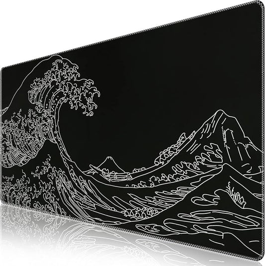 iCasso Mousepad, Gaming Mouse Pad, XXL Large Desk Mat, Big Rubber Base Mouse Mat by iCasso