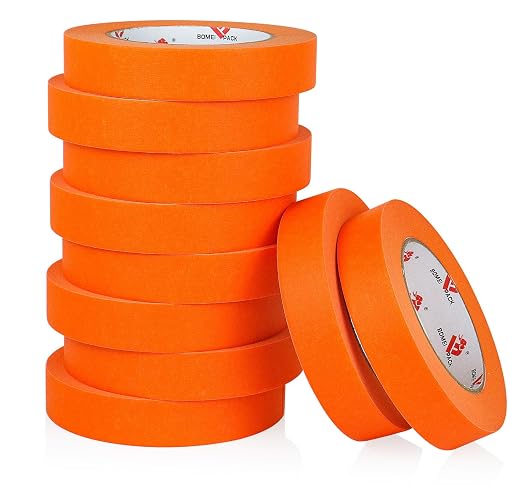 BOMEI PACK Orange Painters Tape 1 Inch - Image 8