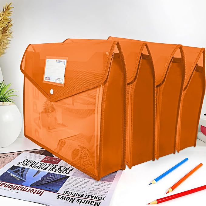 Plastic File Folders Legal Size Expandable Document Folder - Image 6