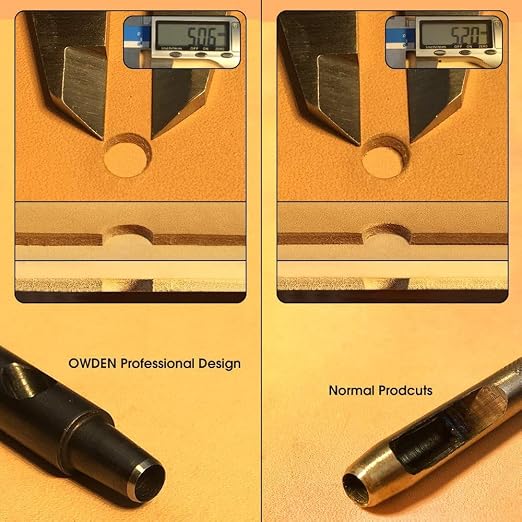 OWDEN Professional 13 Pcs Leather Hole Punch Set 1.0-12MM - Image 4