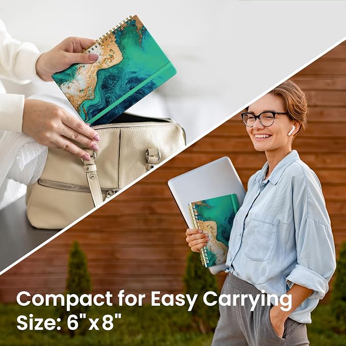 Taja Lined Spiral Journal Notebook - Image 6