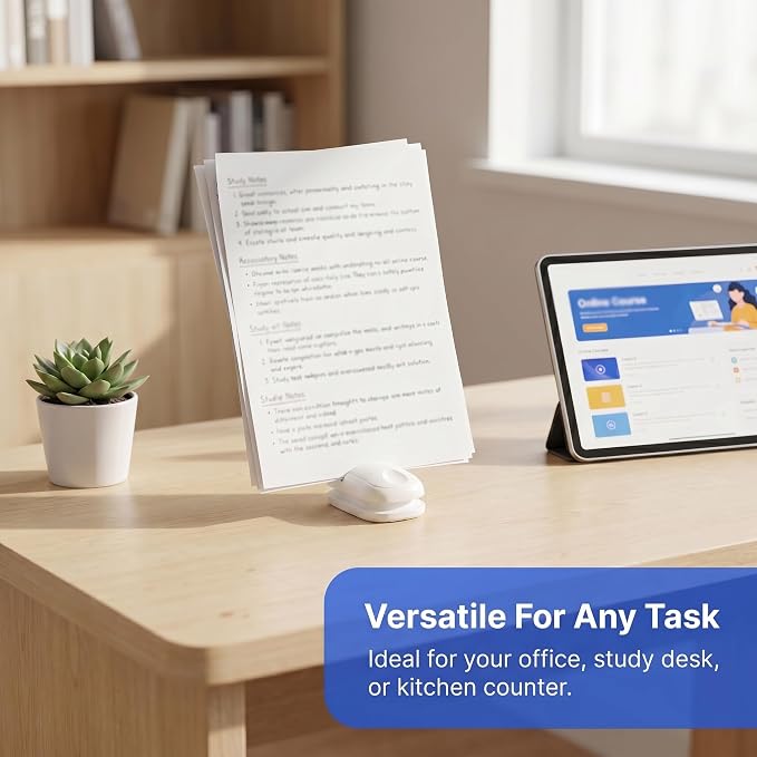 Document Holder for Typing, 3 Pack Paper Stand for Office Desk, Bank and - Image 5