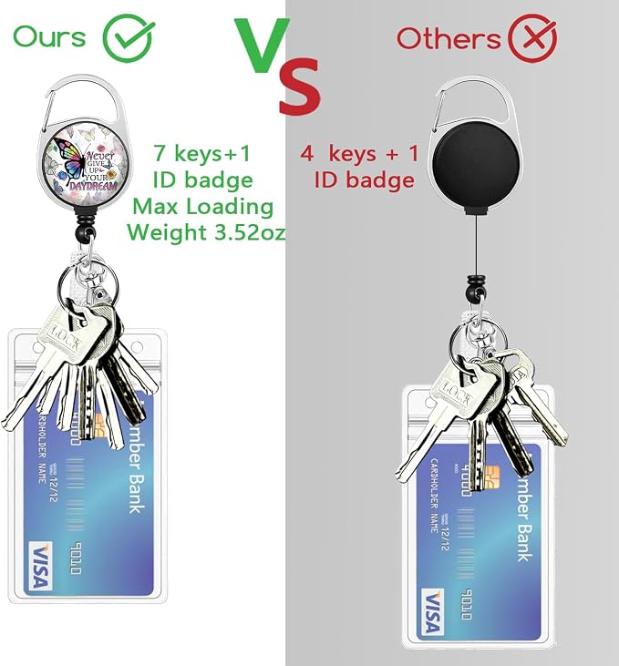 Butterfly Flower Lanyards for Id Badges, Cute ID Badge Holder - Image 6