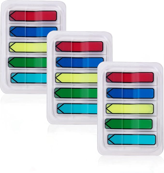 Ericter Sticky Tabs 3X300 Pieces, Annotation Tabs Sign Here Tabs, Index Tabs by EricterFashionStickyTabs